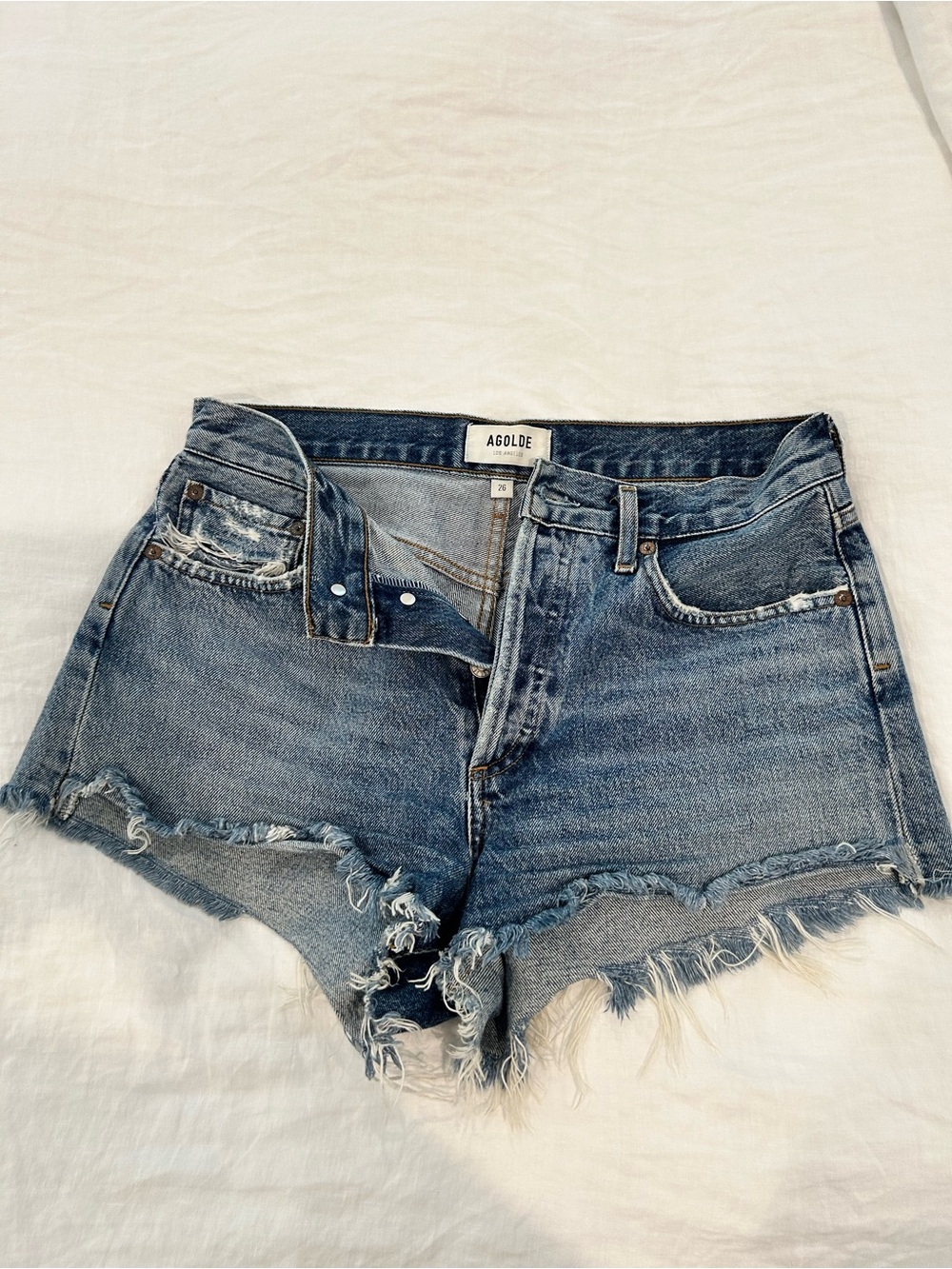 AGOLDE Parker Women's Denim Cutoff Shorts